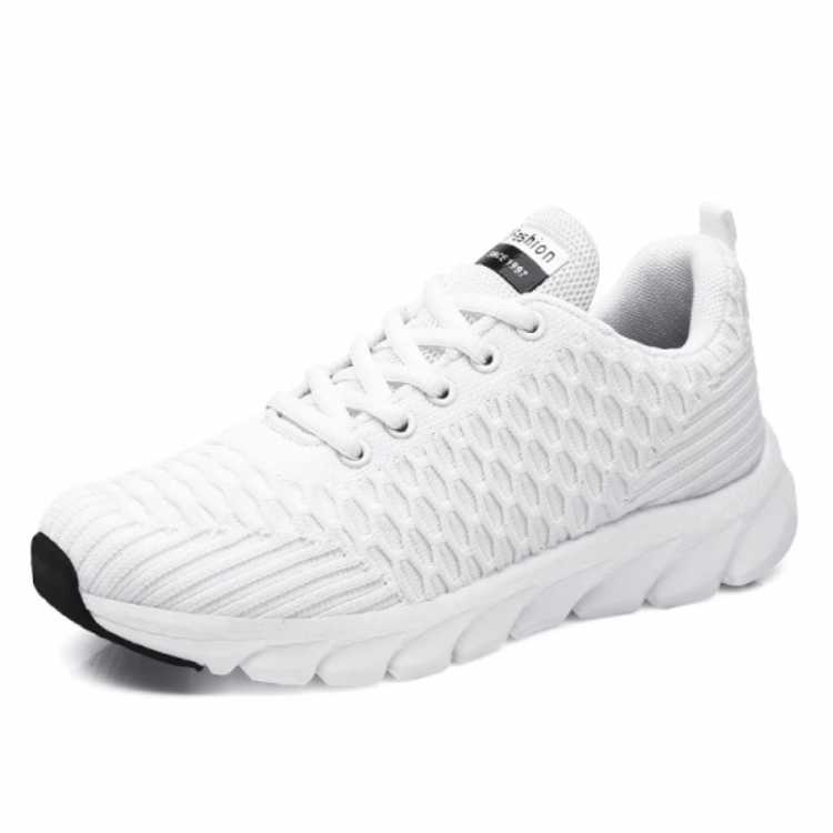 Fashion Women Lightweight Sneakers Running Shoes Outdoor Sports Shoes Breathable Mesh Comfort Running Shoes Air Cushion Lace Up