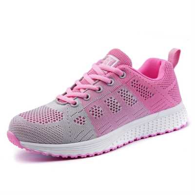 Running Shoes 2021 New Flying Weaving Shoes Women Fashion Sneakers Black Shoes for Girls Platform Shoes Women Brand Off Sneakers